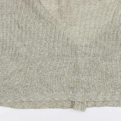 Double Agent Womens Beige   Cardigan Jumper Size M