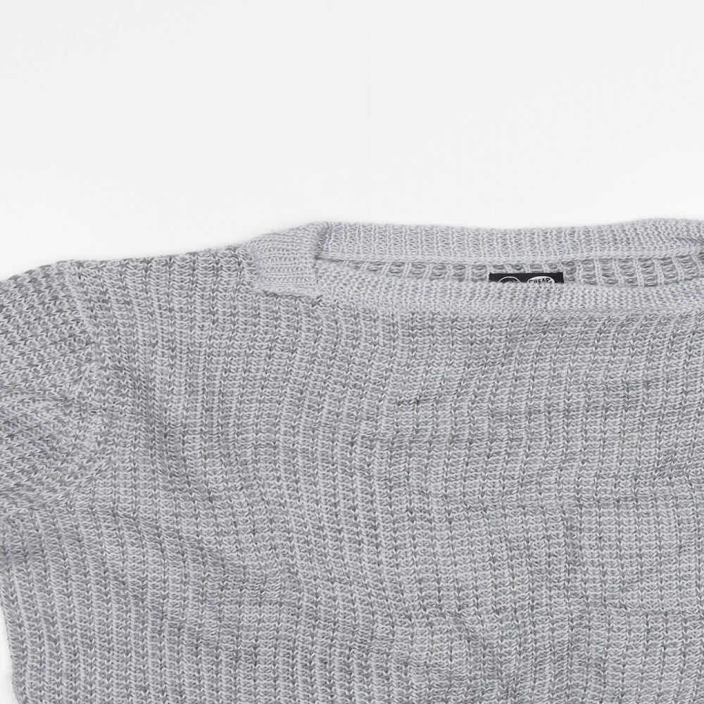 Cheap Monday Womens Grey   Pullover Jumper Size S