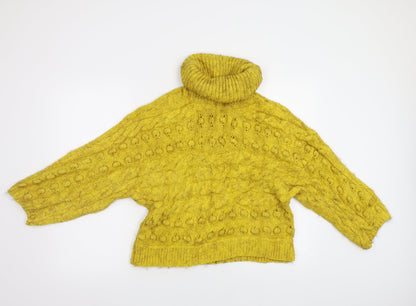Womens UK Size S M&S Yellow Pullover Jumper
