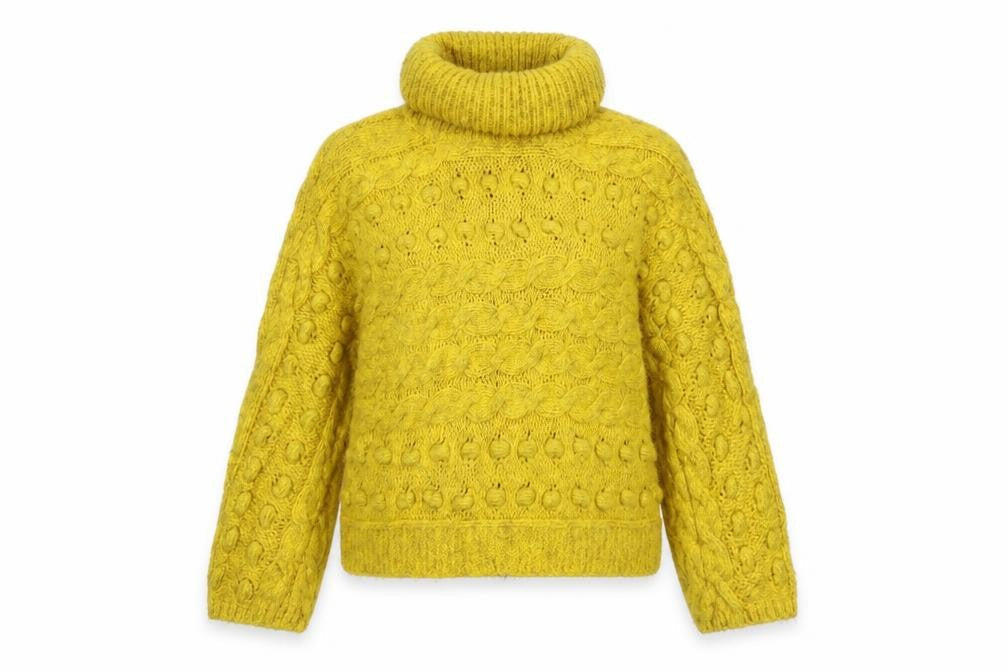 Womens UK Size S M&S Yellow Pullover Jumper