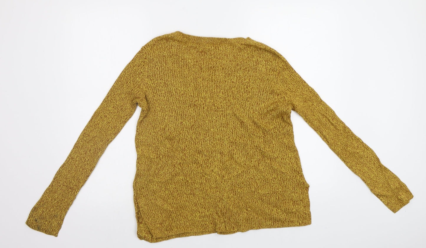Womens UK Size M H&M Yellow Pullover Jumper