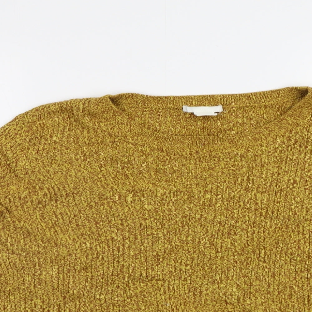 Womens UK Size M H&M Yellow Pullover Jumper