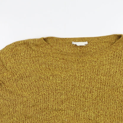 Womens UK Size M H&M Yellow Pullover Jumper