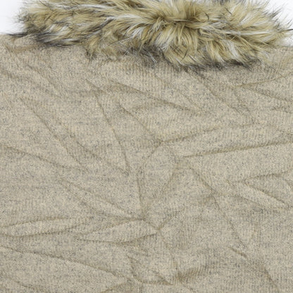 Primark Girls Beige  Knit Overcoat Coatigan Size 8-9 Years