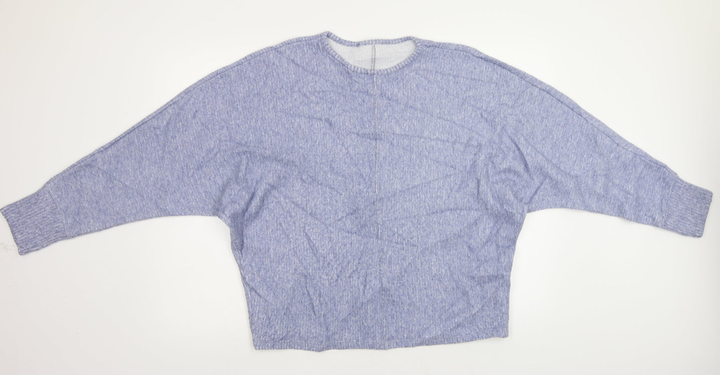 Womens UK Size M m&s Blue Pullover Jumper
