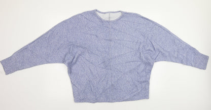 Womens UK Size M m&s Blue Pullover Jumper