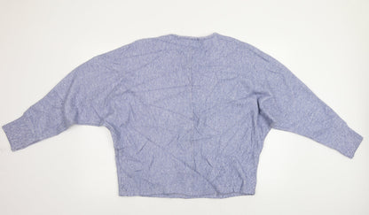 Womens UK Size M m&s Blue Pullover Jumper
