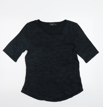 Womens UK Size L Apt. 9 Green Basic T-Shirt