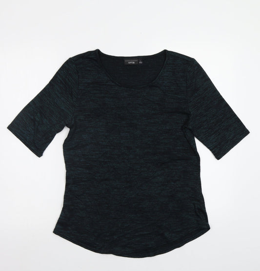 Womens UK Size L Apt. 9 Green Basic T-Shirt