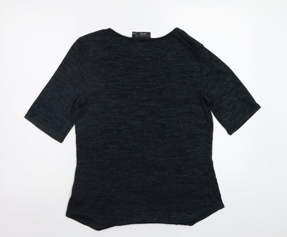 Womens UK Size L Apt. 9 Green Basic T-Shirt