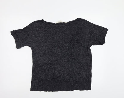 Womens UK Size S H&M Grey Basic T-Shirt