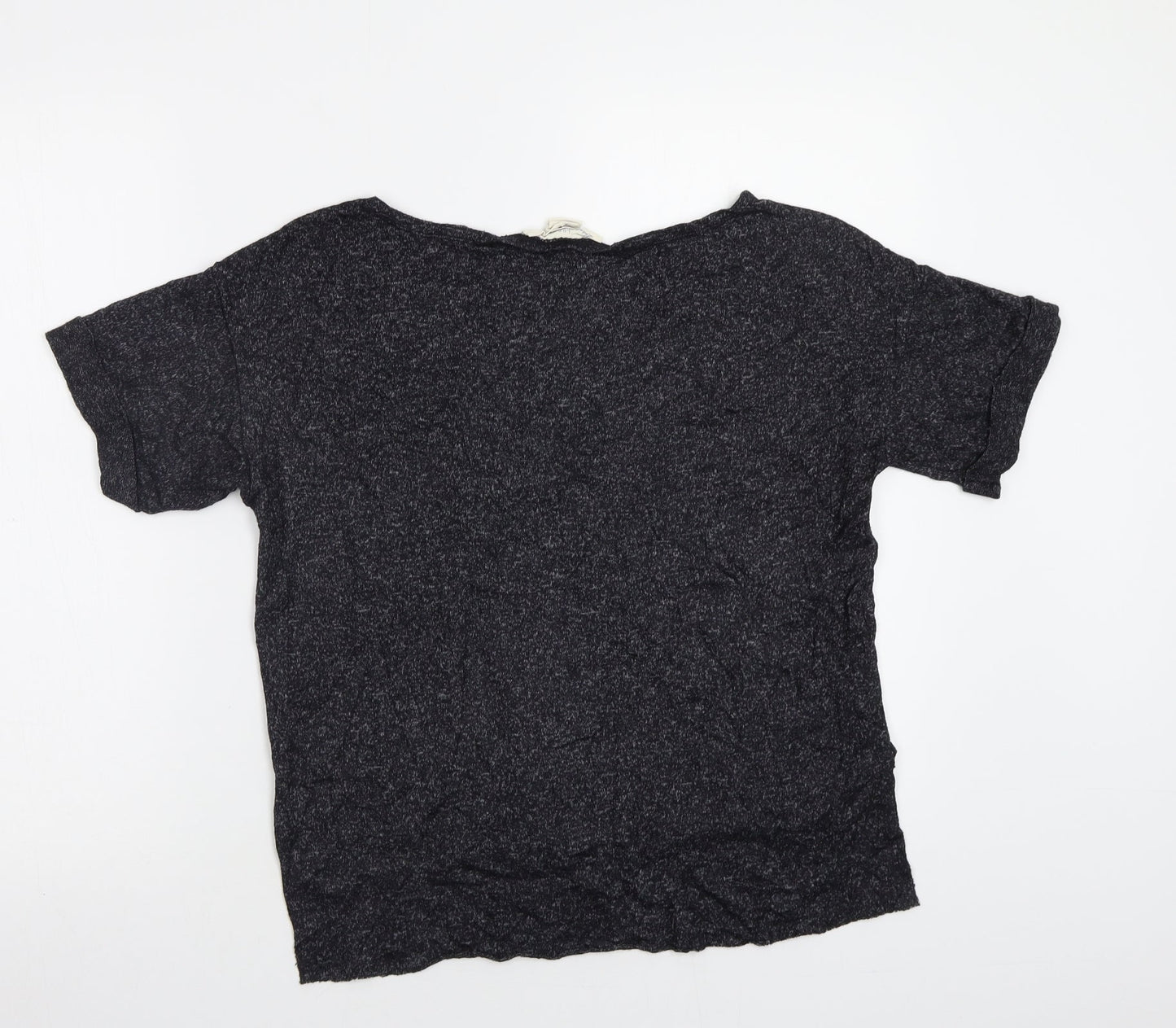 Womens UK Size S H&M Grey Basic T-Shirt