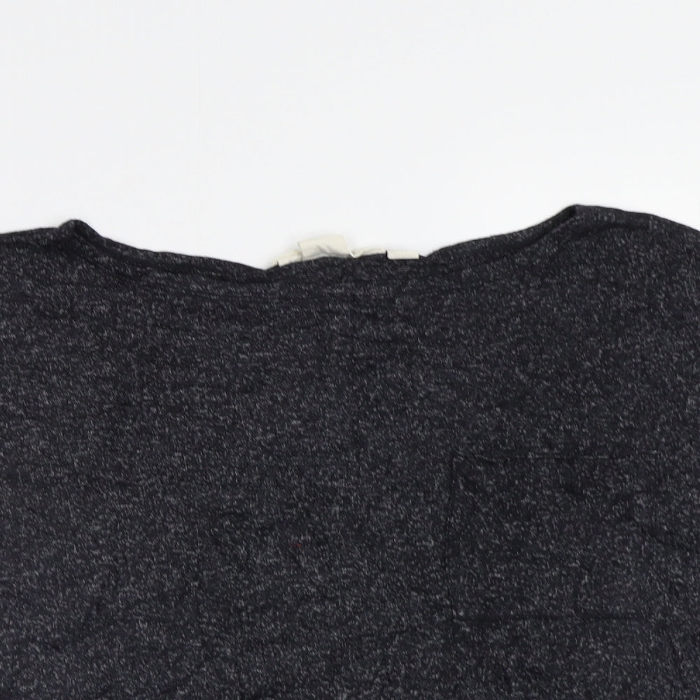 Womens UK Size S H&M Grey Basic T-Shirt