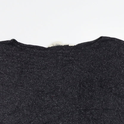 Womens UK Size S H&M Grey Basic T-Shirt