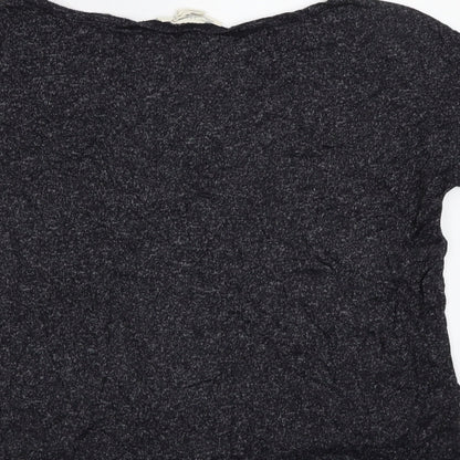 Womens UK Size S H&M Grey Basic T-Shirt