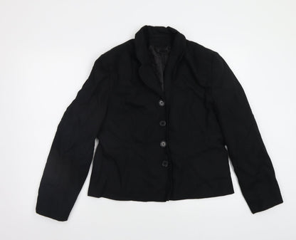 Womens UK Size 16 BHS Black Jacket