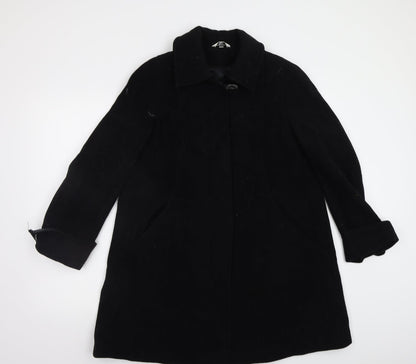 Klass Womens Black   Pea Coat Coat Size 8