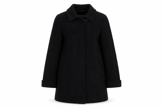 Klass Womens Black   Pea Coat Coat Size 8