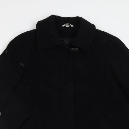 Klass Womens Black   Pea Coat Coat Size 8