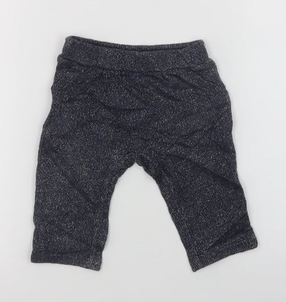 United Colors of Benetton Girls Blue   Sweatpants Trousers Size 6-9 Months