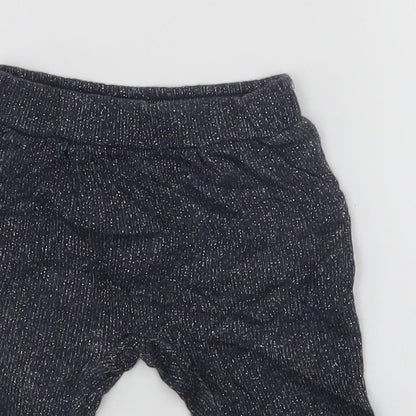 United Colors of Benetton Girls Blue   Sweatpants Trousers Size 6-9 Months