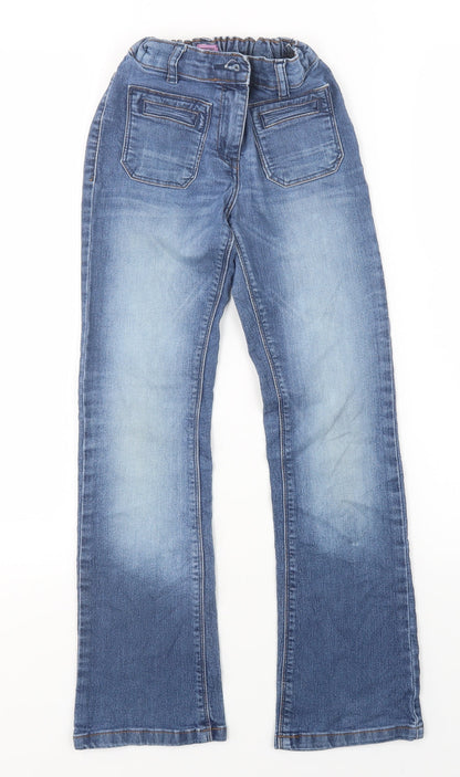 F&F Girls Blue   Straight Jeans Size 9-10 Years