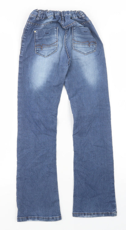 F&F Girls Blue   Straight Jeans Size 9-10 Years