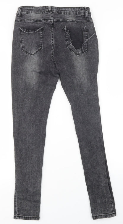 SheIn Womens Black   Skinny Jeans Size L L27 in