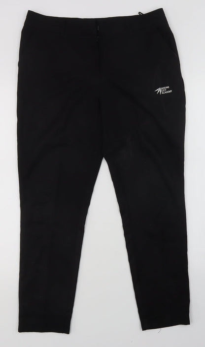 New Look Womens Black   Trousers  Size 14 L26 in