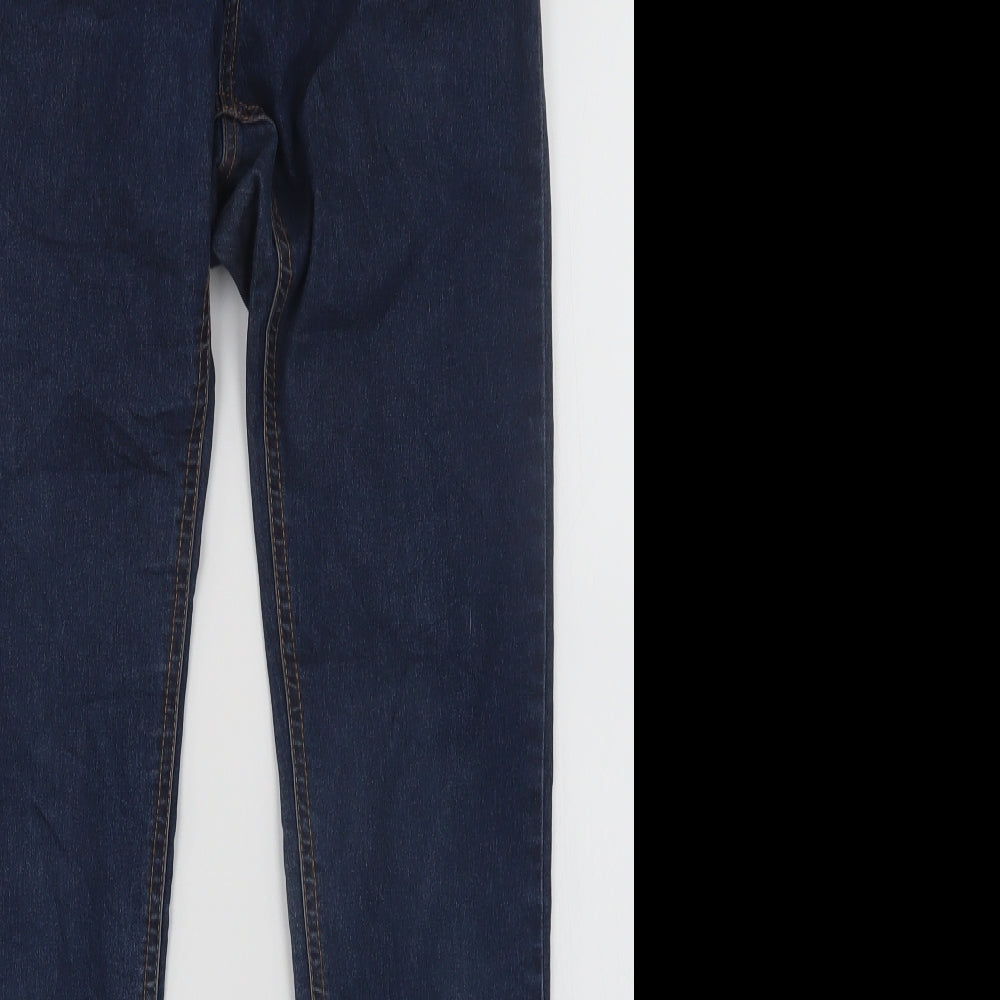 Womens UK Size M Terranova Regular Fit Skinny Blue Jeans
