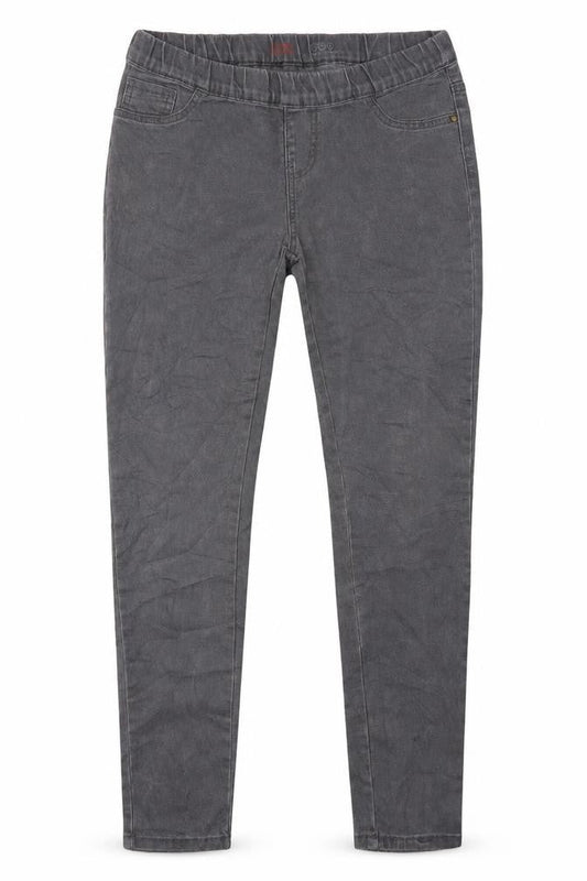Front view of denim co women’s grey jegging jeans, size UK 10, 29-inch leg