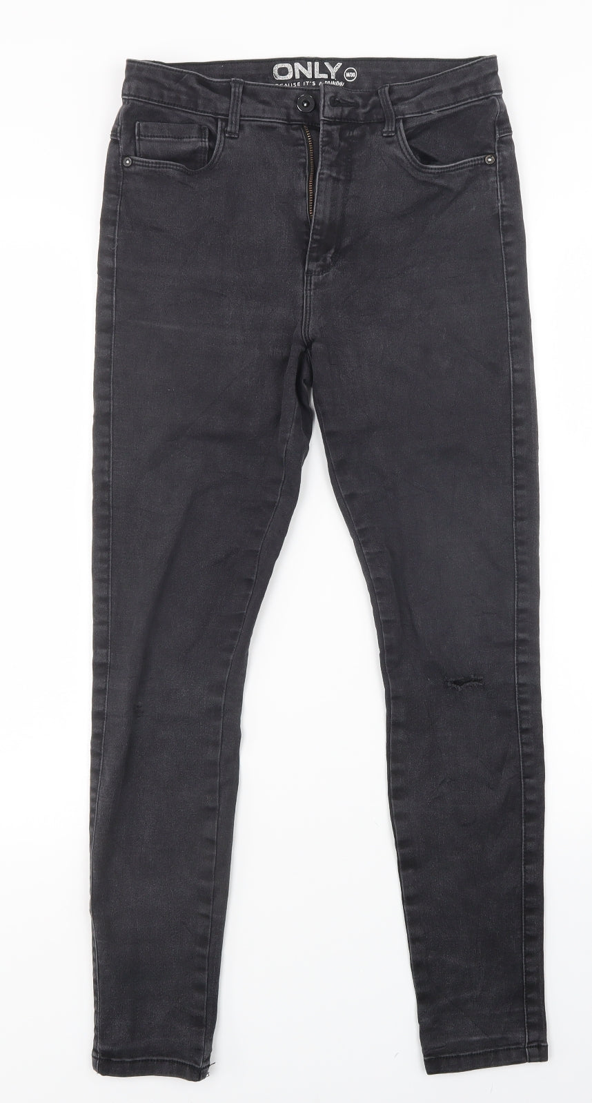 Only Womens Black   Skinny Jeans Size M L27 in