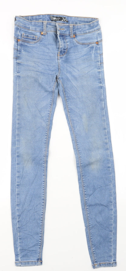 Womens UK Size 26 in FB Sister Regular Fit Skinny Blue Jeans