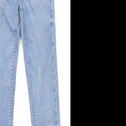Womens UK Size 26 in FB Sister Regular Fit Skinny Blue Jeans