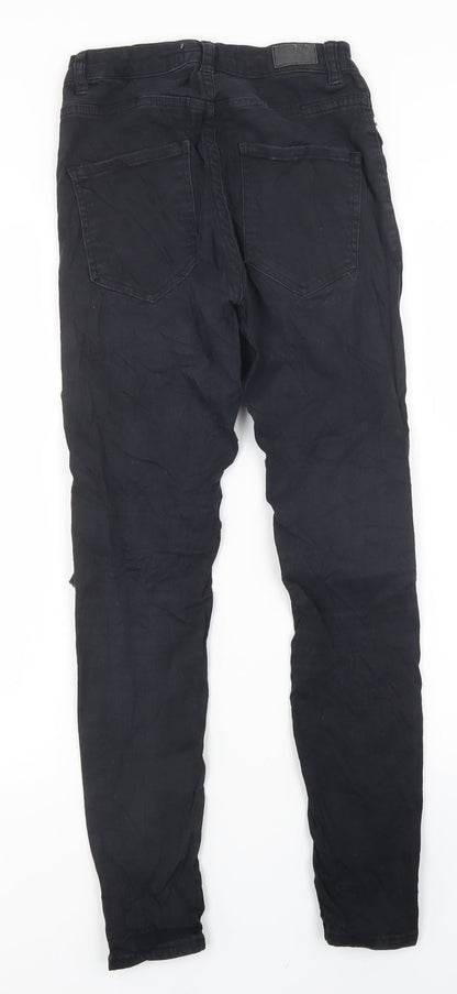 Womens UK Size S molly Regular Fit Skinny Black Jeans