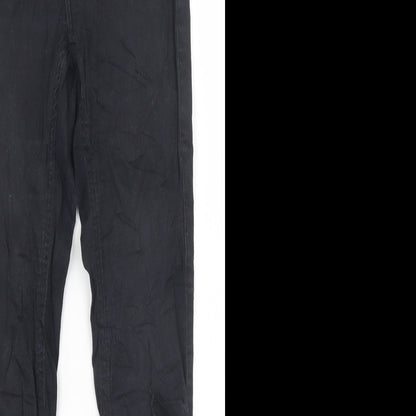 Womens UK Size S molly Regular Fit Skinny Black Jeans