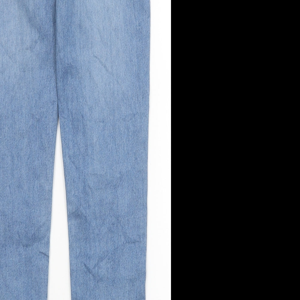 Womens UK Size 28 in H&M Regular Fit Skinny Blue Jeans