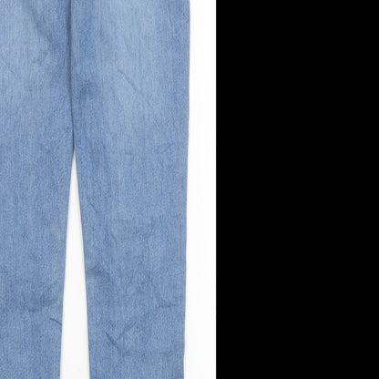 Womens UK Size 28 in H&M Regular Fit Skinny Blue Jeans