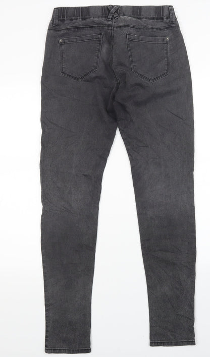 Womens UK Size 30 in amisu Regular Fit Jegging Black Jeans
