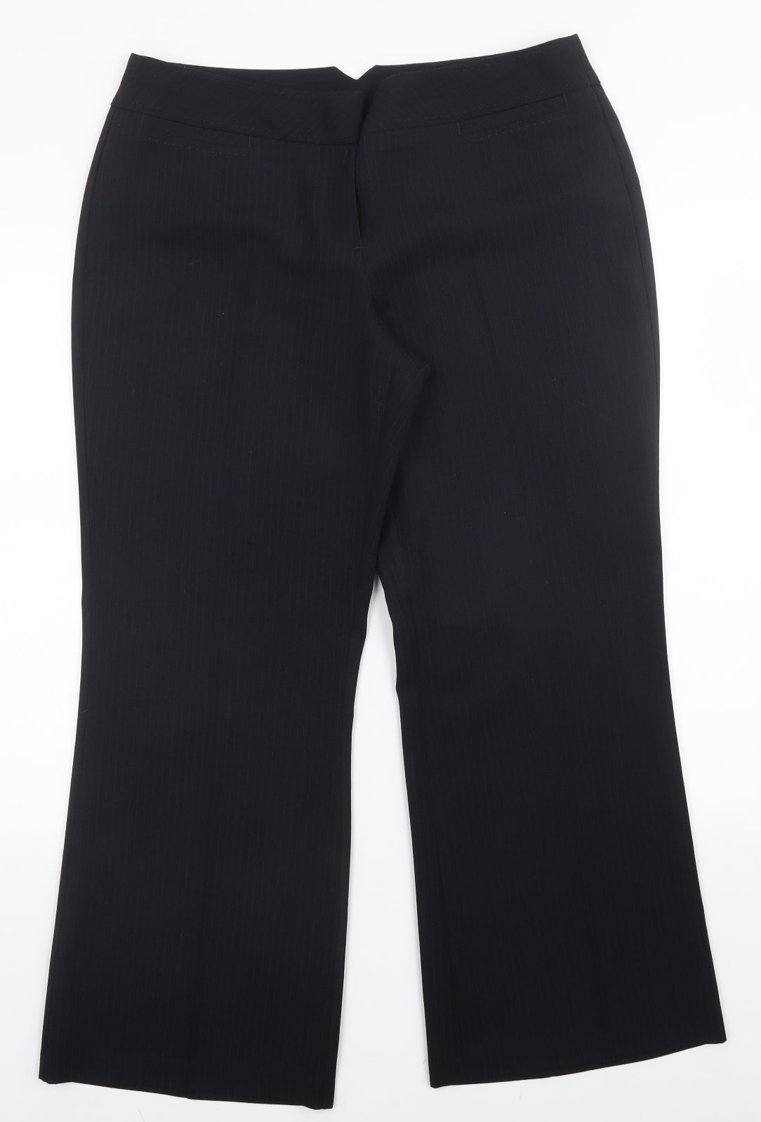 Womens UK Size 14 F&F Regular Fit  Blue Trousers