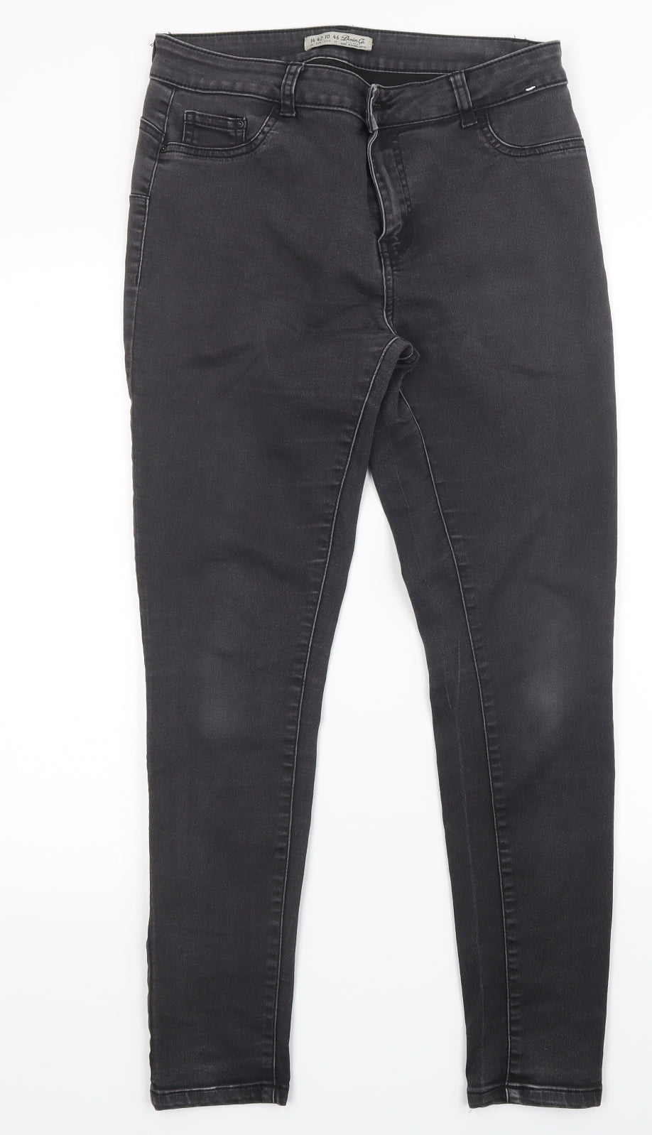 denim co Womens Black   Skinny Jeans Size 14 L27 in