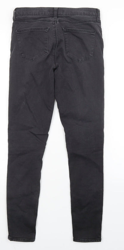 Topshop Womens Black   Skinny Jeans Size 26 in L30 in