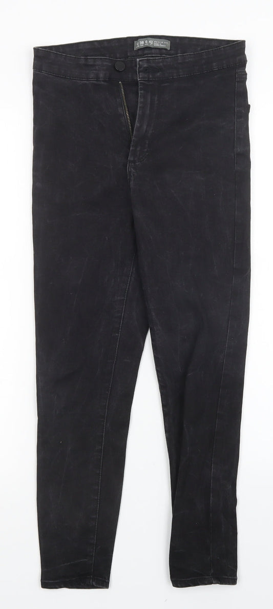 denim co Womens Black   Skinny Jeans Size 10 L24 in