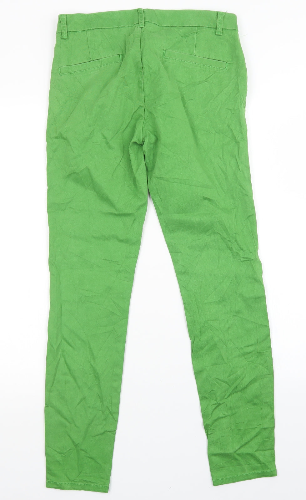 Womens UK Size 8 Lindex Regular Fit Straight Green Jeans