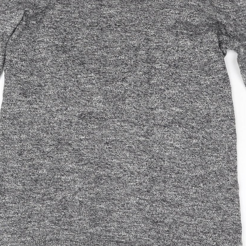 Womens UK Size 6 New Look Grey Cardigan Jumper