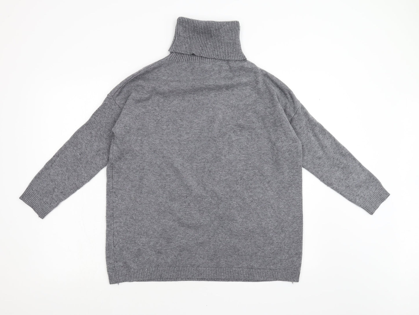 Womens UK Size M Preworn Grey Pullover Jumper