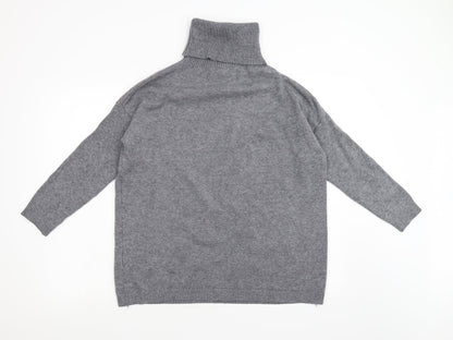 Womens UK Size M Preworn Grey Pullover Jumper