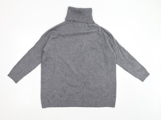 Womens UK Size M Preworn Grey Pullover Jumper