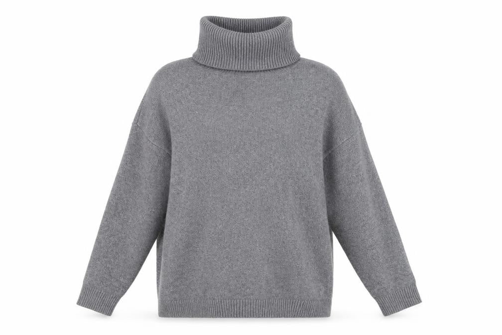 Womens UK Size M Preworn Grey Pullover Jumper
