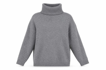 Womens UK Size M Preworn Grey Pullover Jumper